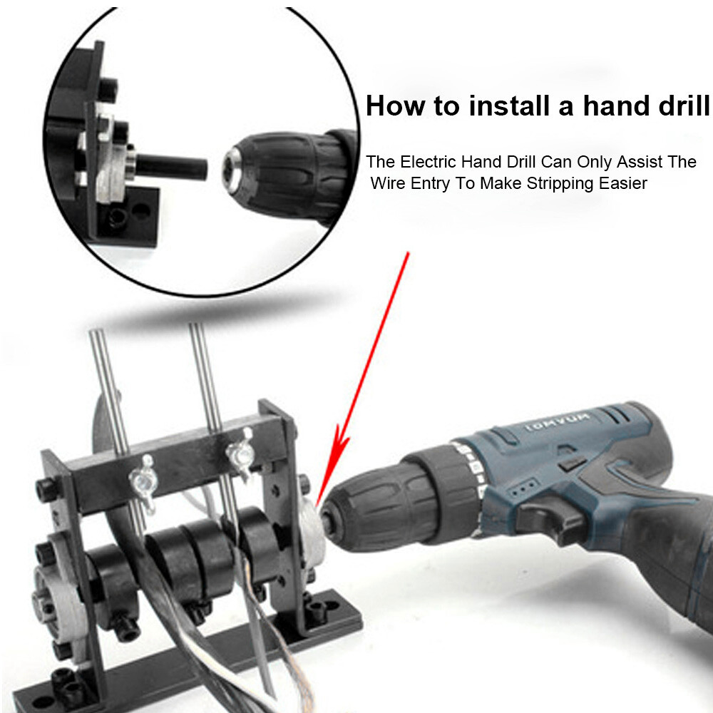 Manual Wire Stripping Machine for Scrap Cable Stripper Copper Tool 1mm-30mm New