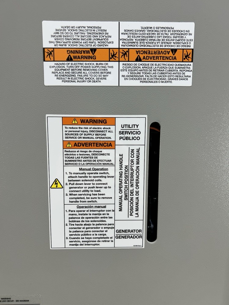 Generac 100 Amp Automatic Transfer Switch Model RTG16EZA3