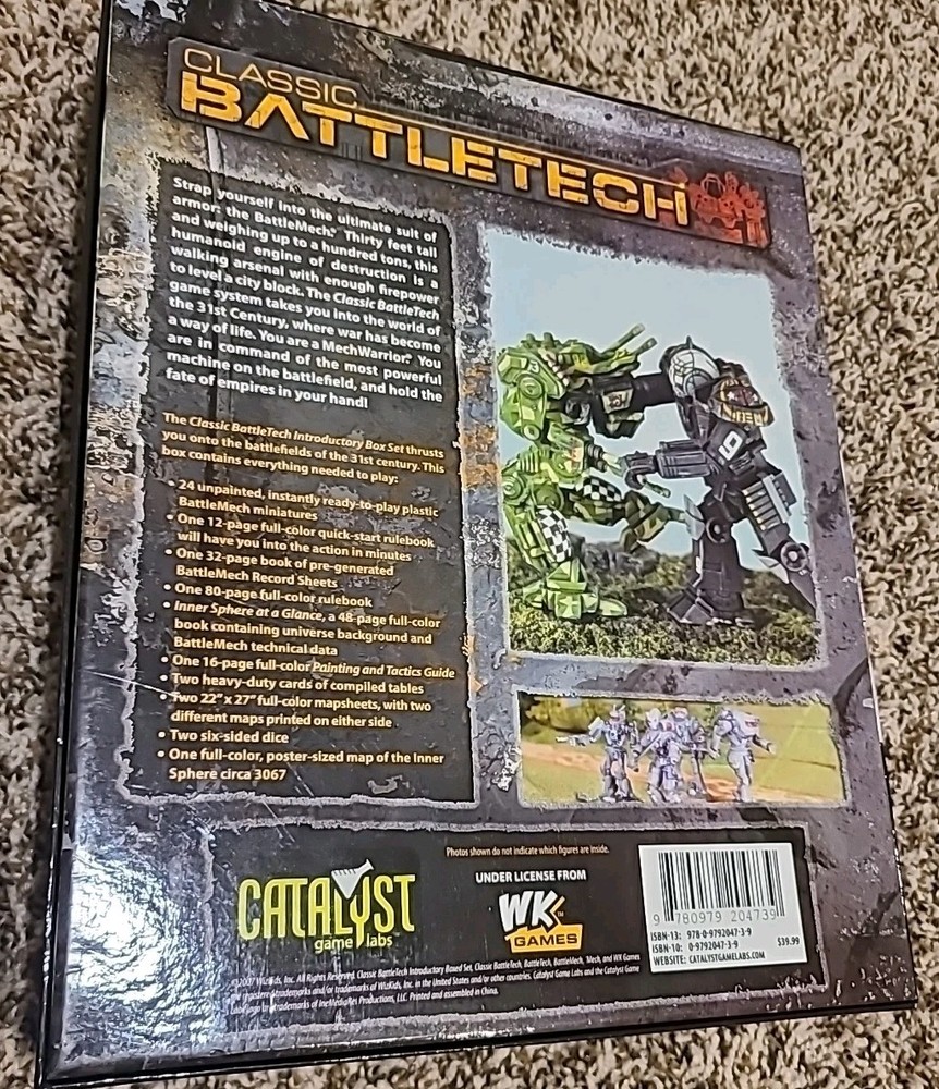 Catalyst Classic Battletech Introductory Box Set Great Condition