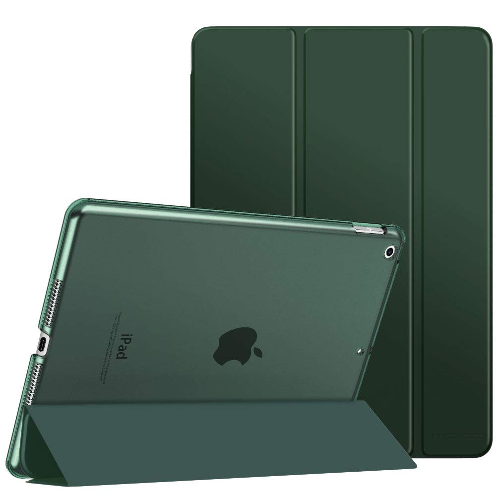 Midnight Green iPad 9th 8th 7th Gen Case Auto Wake Sleep Adjustable Angles