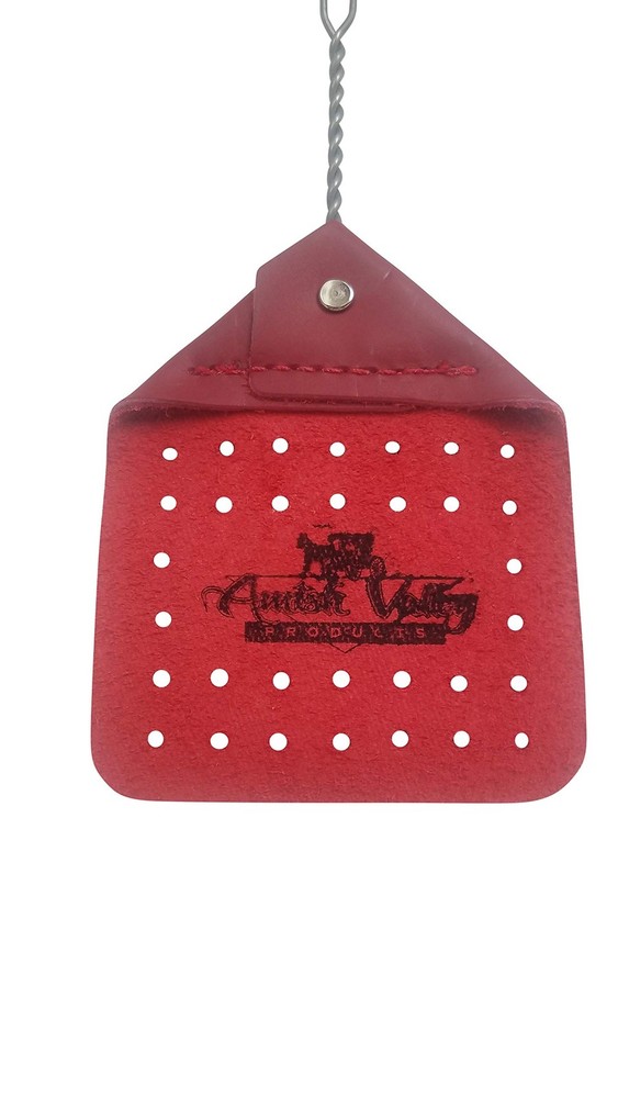 Leather Fly Swatter 17" Long Handle - Handcrafted Eco-Friendly Solution