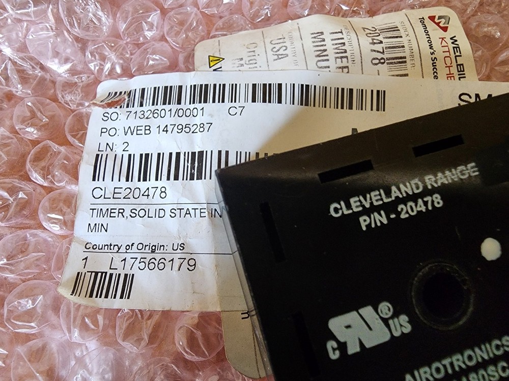 Cleveland Range 20478 Solid State Timer