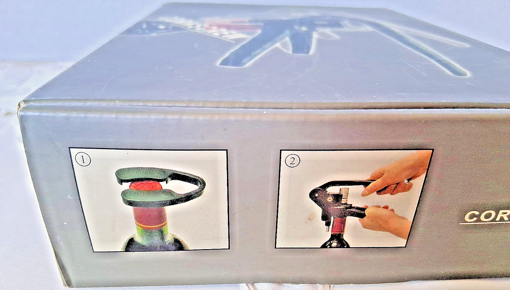 Mervyn's Corkscrew Set, Includes FoilCutter and Extra Replacement Screw In Box