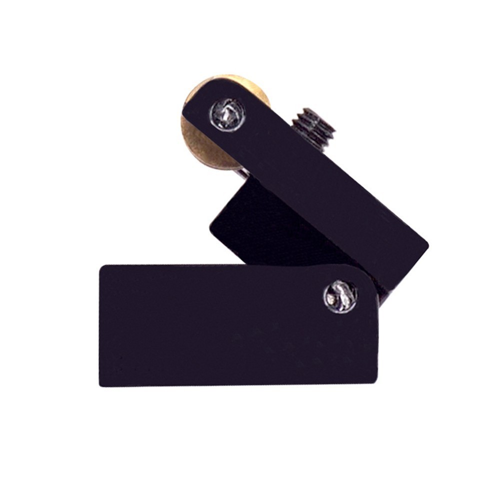 Black Fixed 6 String Guitar Bridge: Easy Install Roller Saddle for Electric