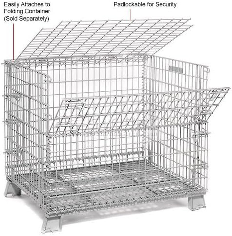 Lid ONLY - 32 X 40 Folding Wire Container Accessory Lid-Hinged