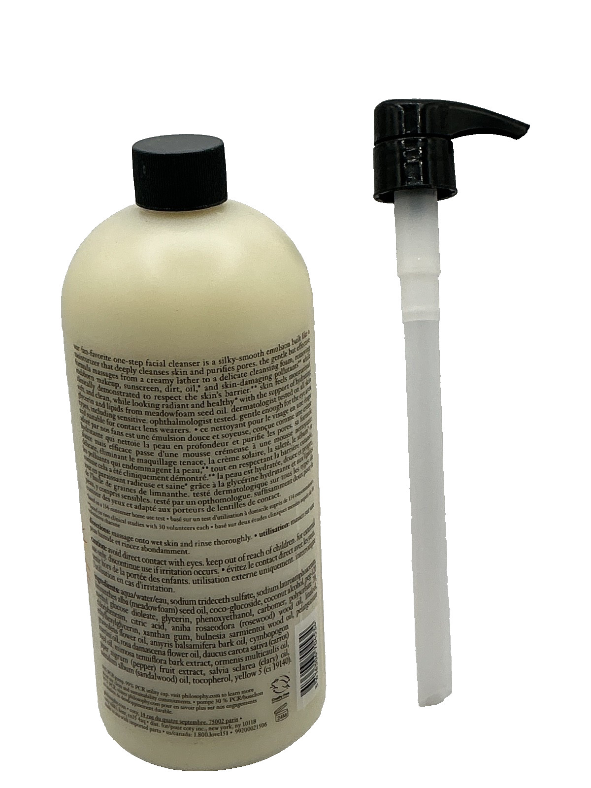 Philosophy PURITY One-Step Facial Cleanser- 32 fl oz +Pump Ltd Edition