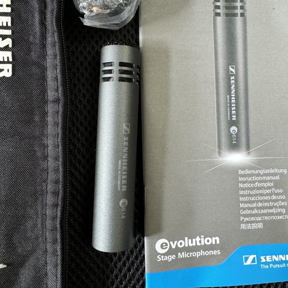 Opened Sennheiser E614 Super-Cardioid Condenser Instrument Drum Microphone