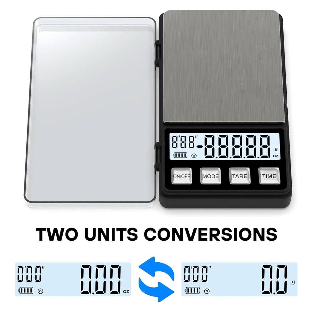 Espresso Scale with Timer 1000G X 0.1G Small & Thin Coffee Scale, Mini Digital