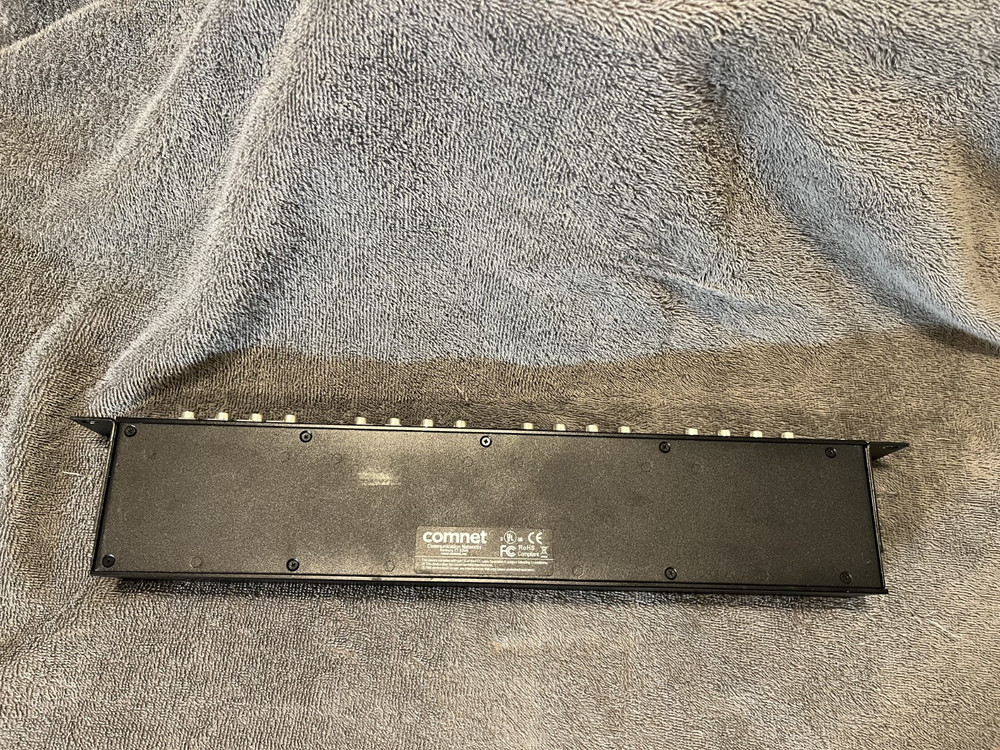 COMNET CLFE16COAX 16 CH Ethernet over Coax Extender with Pass-Through PoE