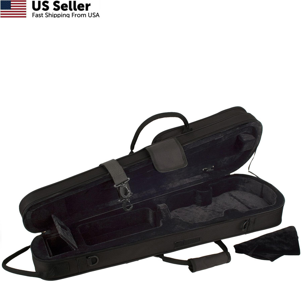 Protec MAX 4/4 Full Size Lightweight Violin Case, Black, size, Black
