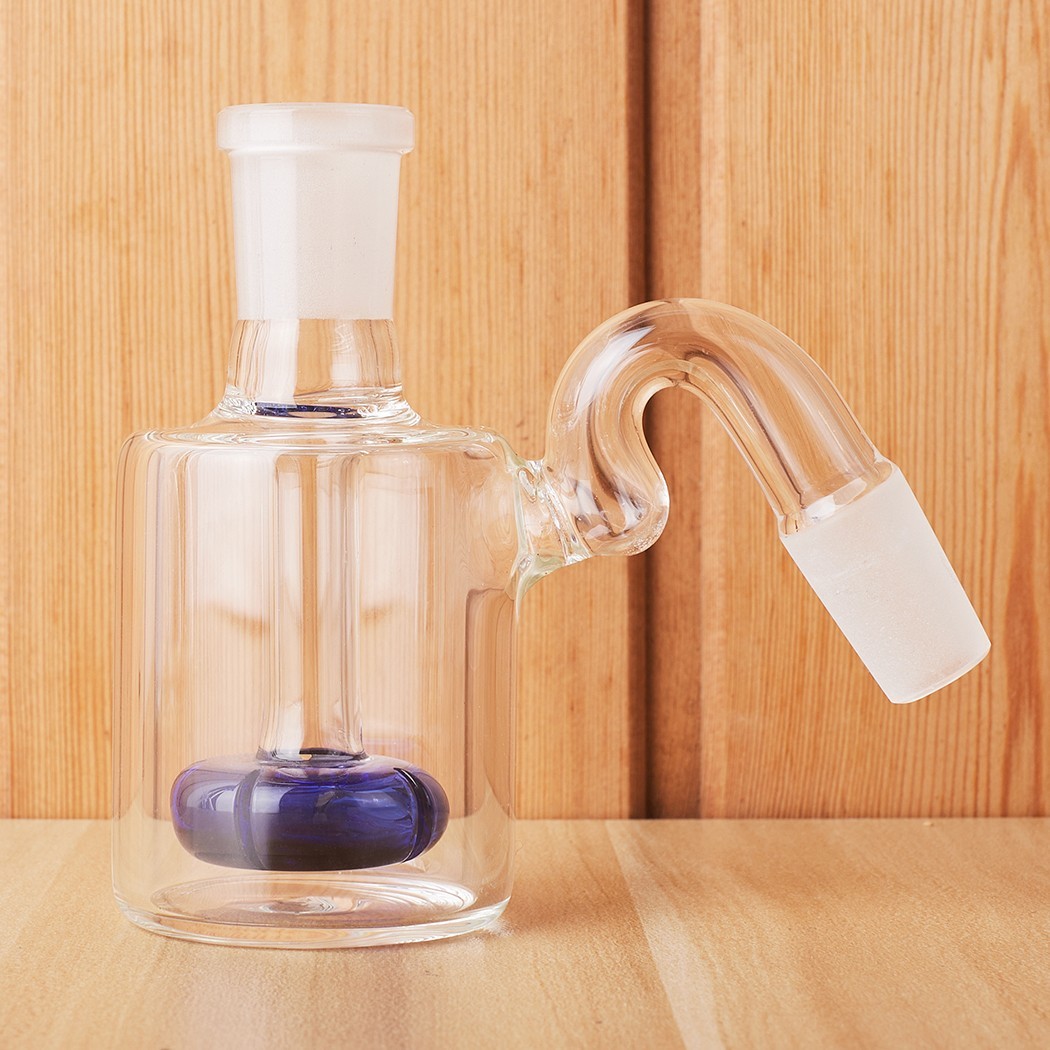 12" Silicone Glass Bong with Ash Catcher Smoking Tobacco Water Pipe 14mm Bowl