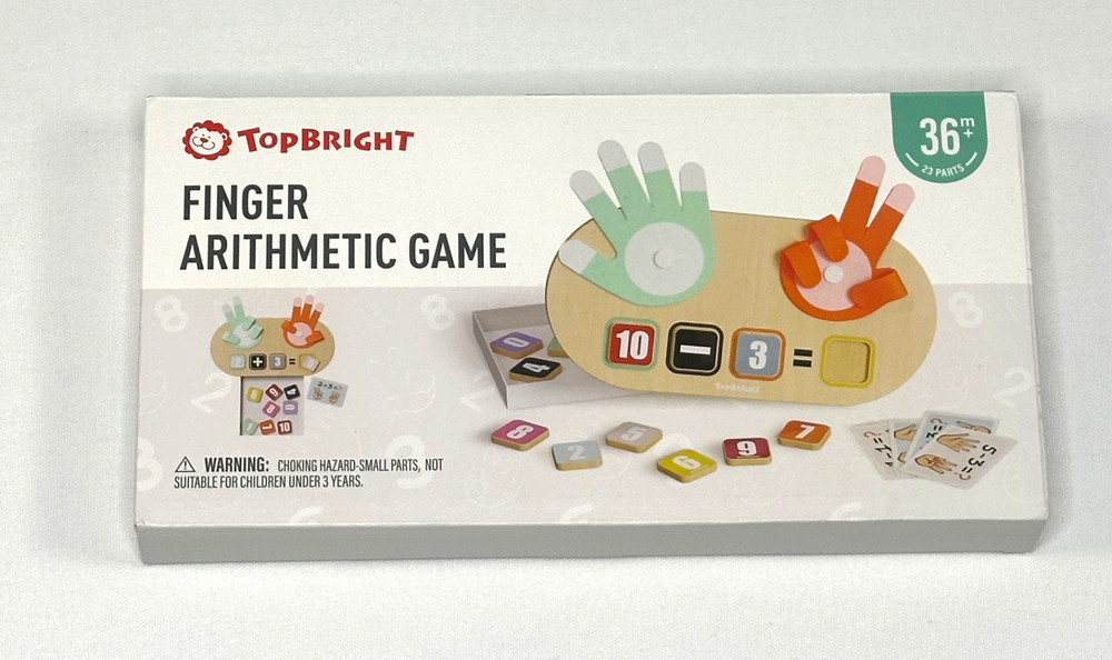 TopBRIGHT Finger Arithmetic Game 3+ years Math Counting Game 23 Pieces