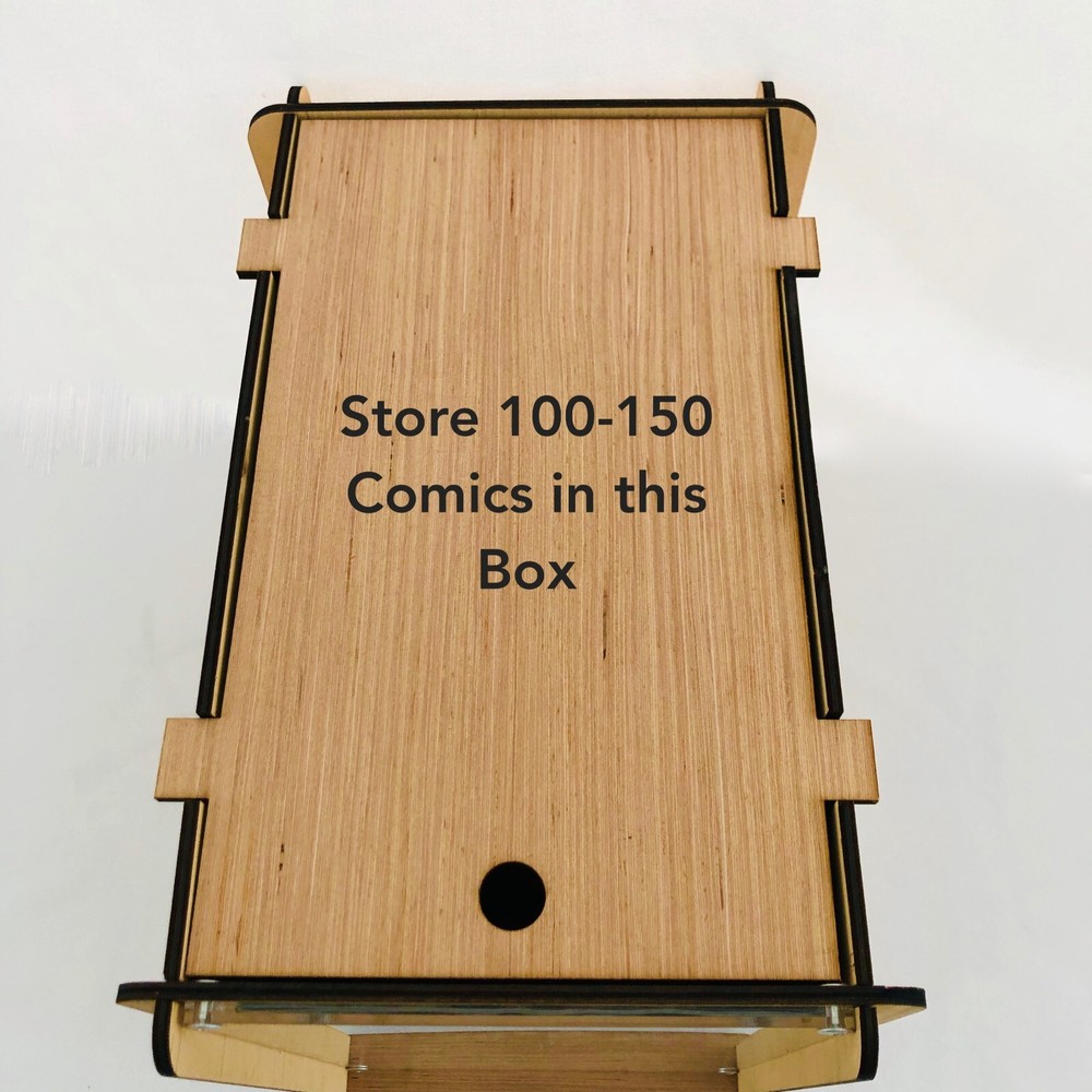 Eco-Friendly Comic Storage/Display Short Box Plus Vintage Captain America Comic