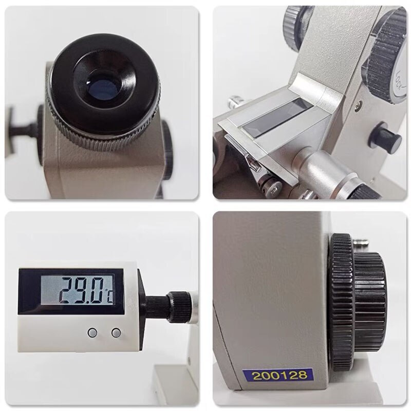 Abbe Refractometer 2WAJ Monocular Refractometer Laboratory Optical Equipment