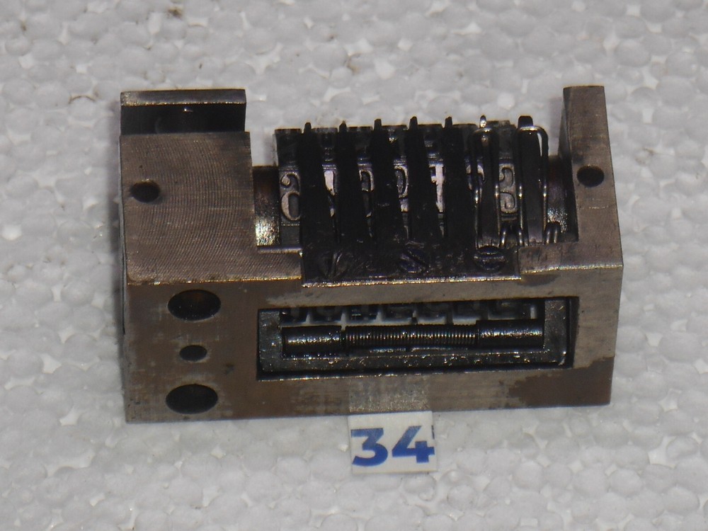 BATES Reverse Letterpress Numbering machine | 34