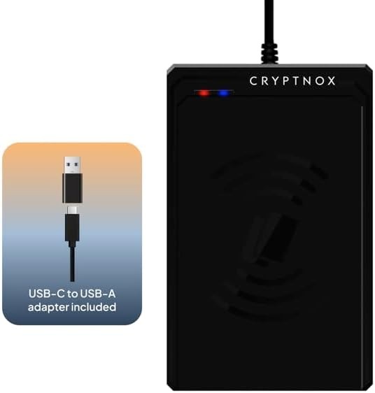 Versatile NFC Card Reader with Fast Data Transfer and Multiple Compatibility