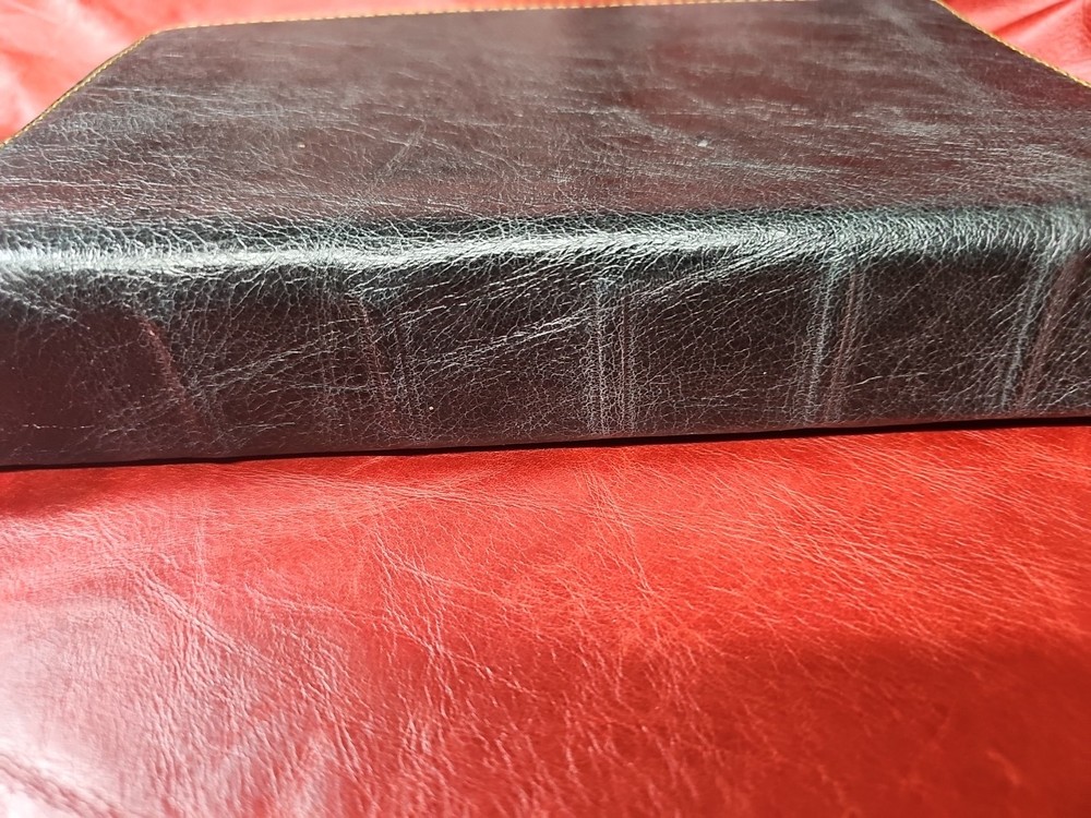 Criswell Study Bible Rebound with Liner Cowhide Nice! Stitched Parameter Nice!