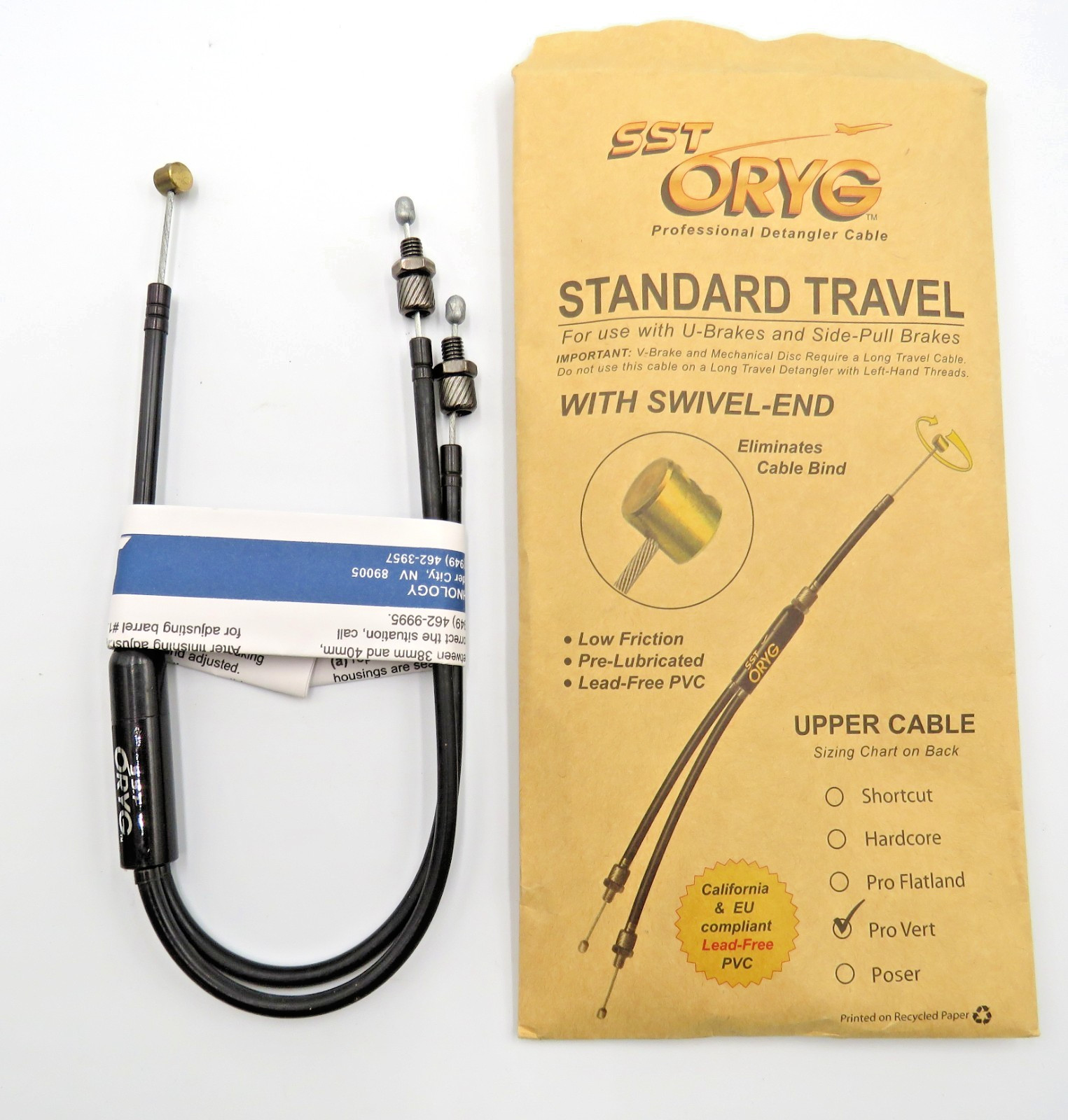 SST ORYG Upper Brake Cable Pro Vert with Swivel Head