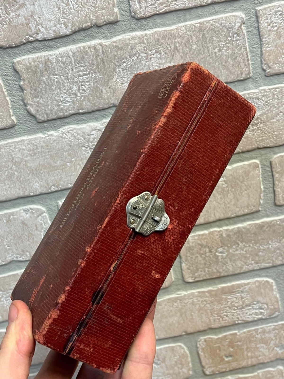 RARE Vintage Carl Zeiss Jena Camera Lucida Abbe's Drawing Camera - CASE ONLY