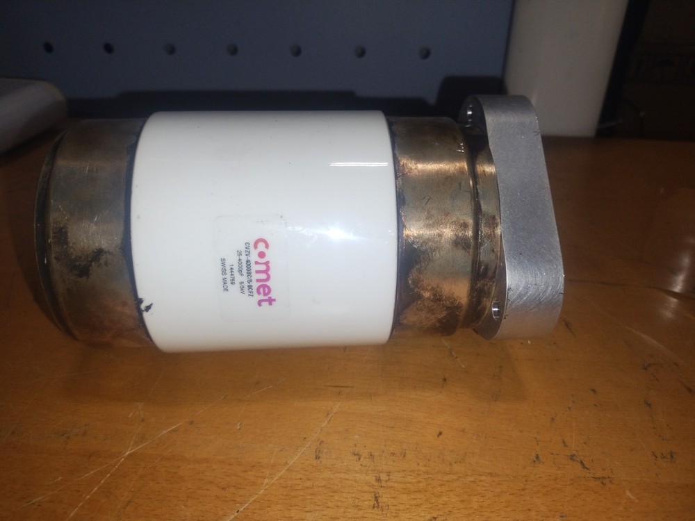 COMET VARIABLE VACUUM CAPACITOR CVZV-4000BC/5-BCFZ 25-4000PF 5/3KV