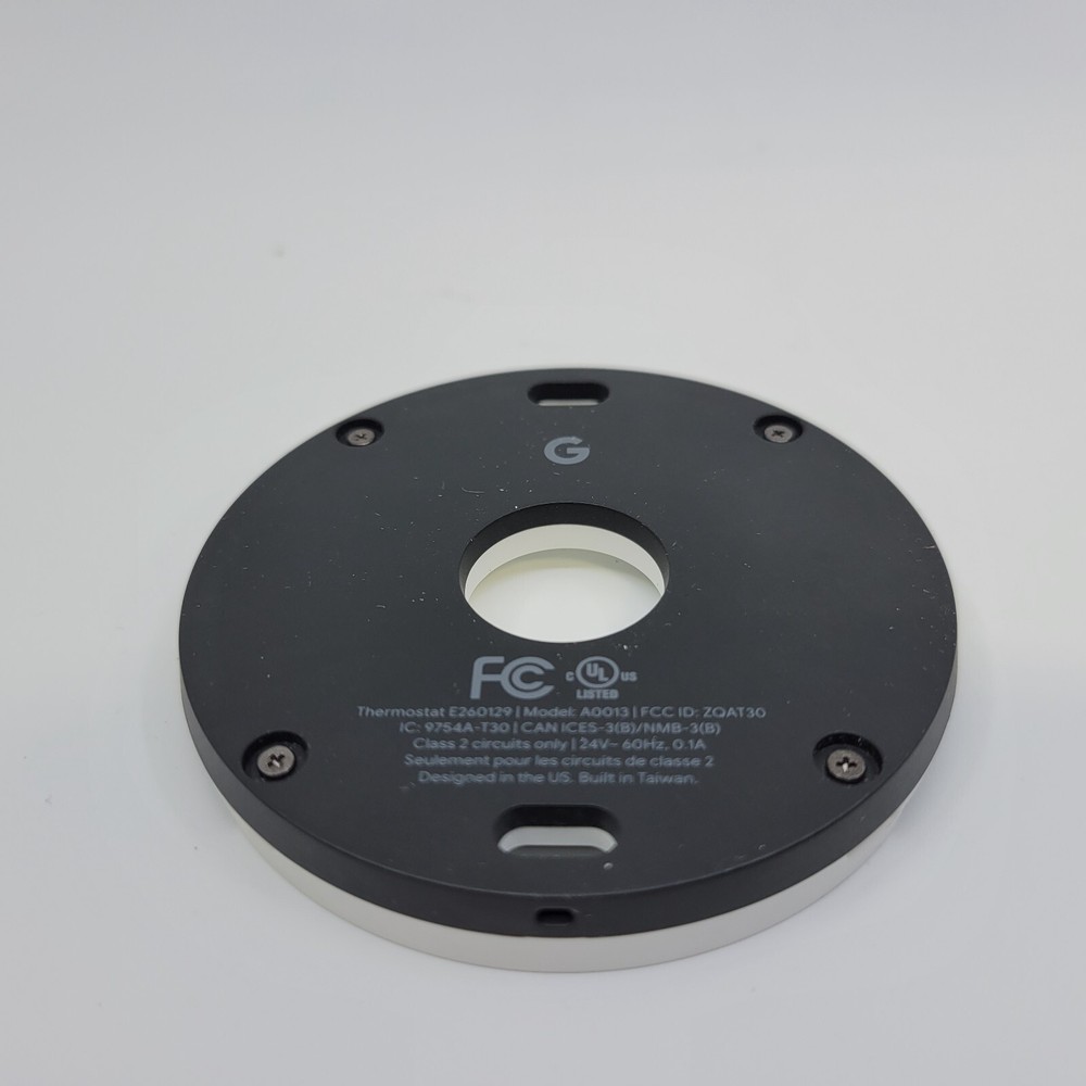 Google Nest 3rd Generation A0013 Programmable Thermostat Wiring BASE ONLY! [LN]™