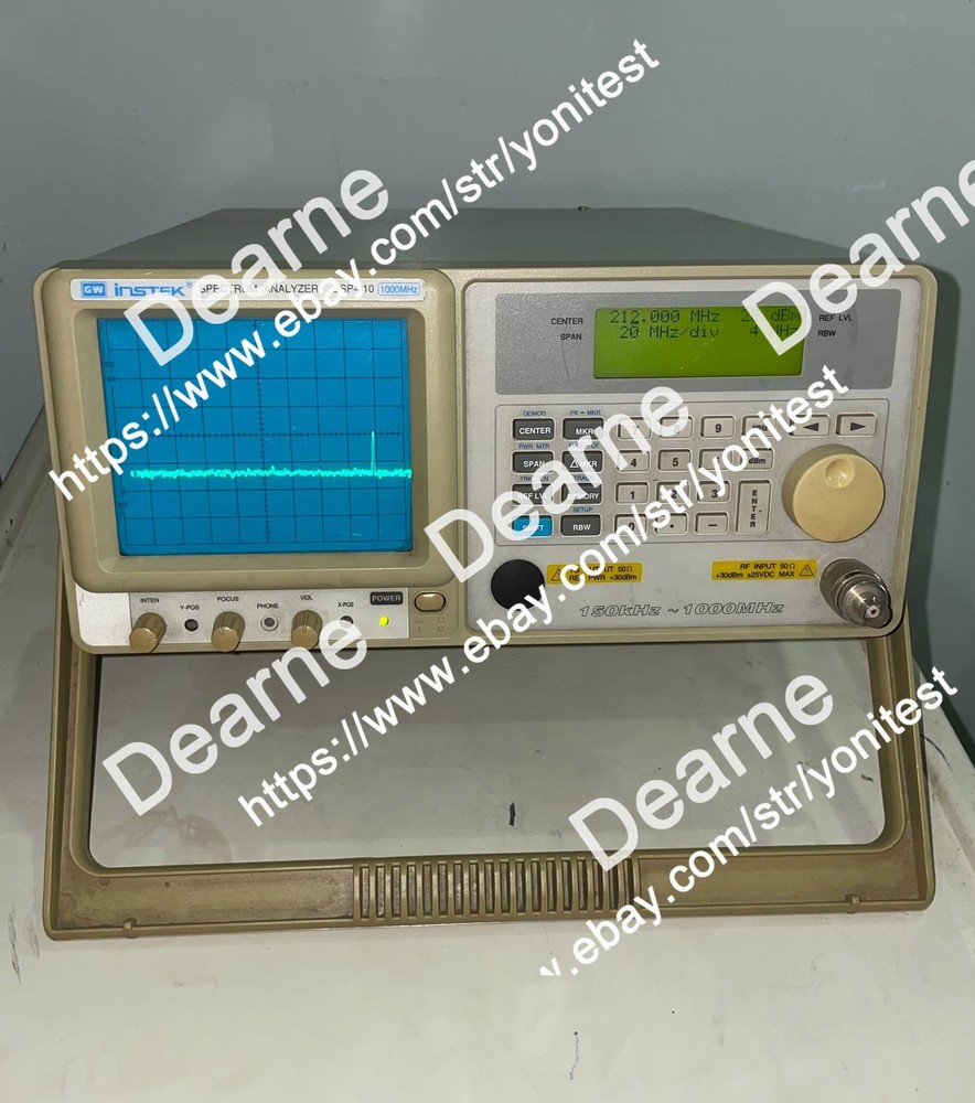 GW Instek GSP-810 Spectrum Analyzer used