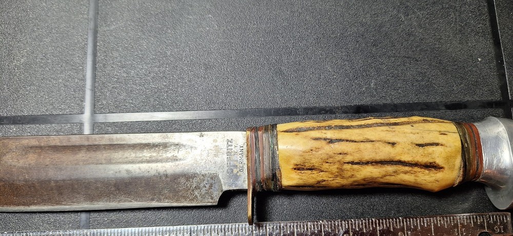 Hoffritz N.Y. Germany Knife Bone Handle