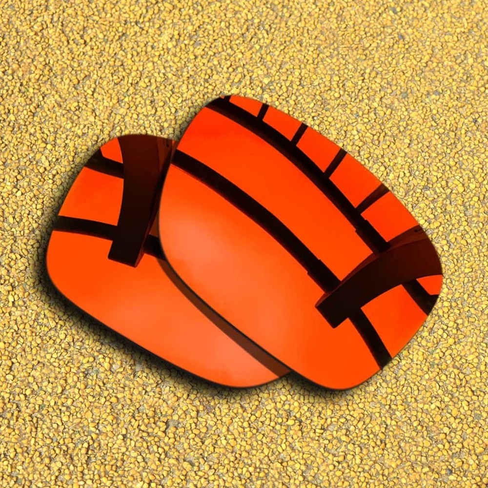 Polarized Lenses Replacement for-Oakley Crossrange Patch-Orange Red Mirror