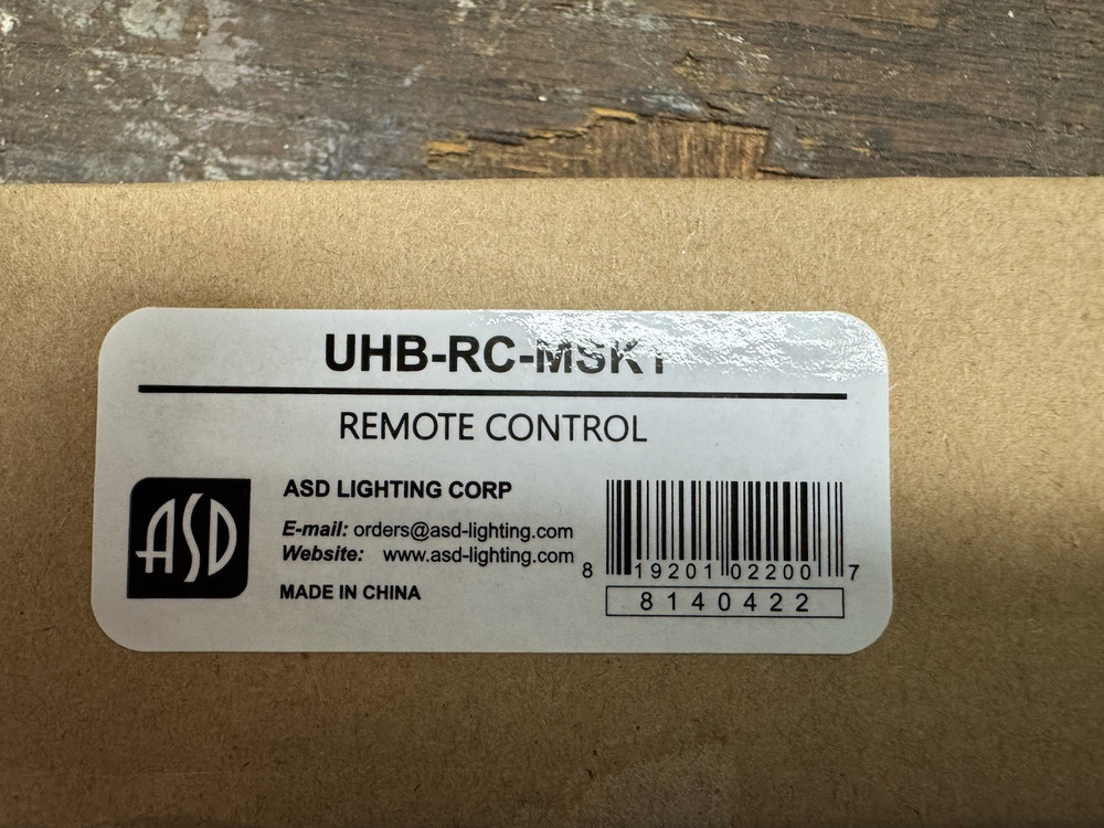 Remote for Merrytek Sensor Lighting applications