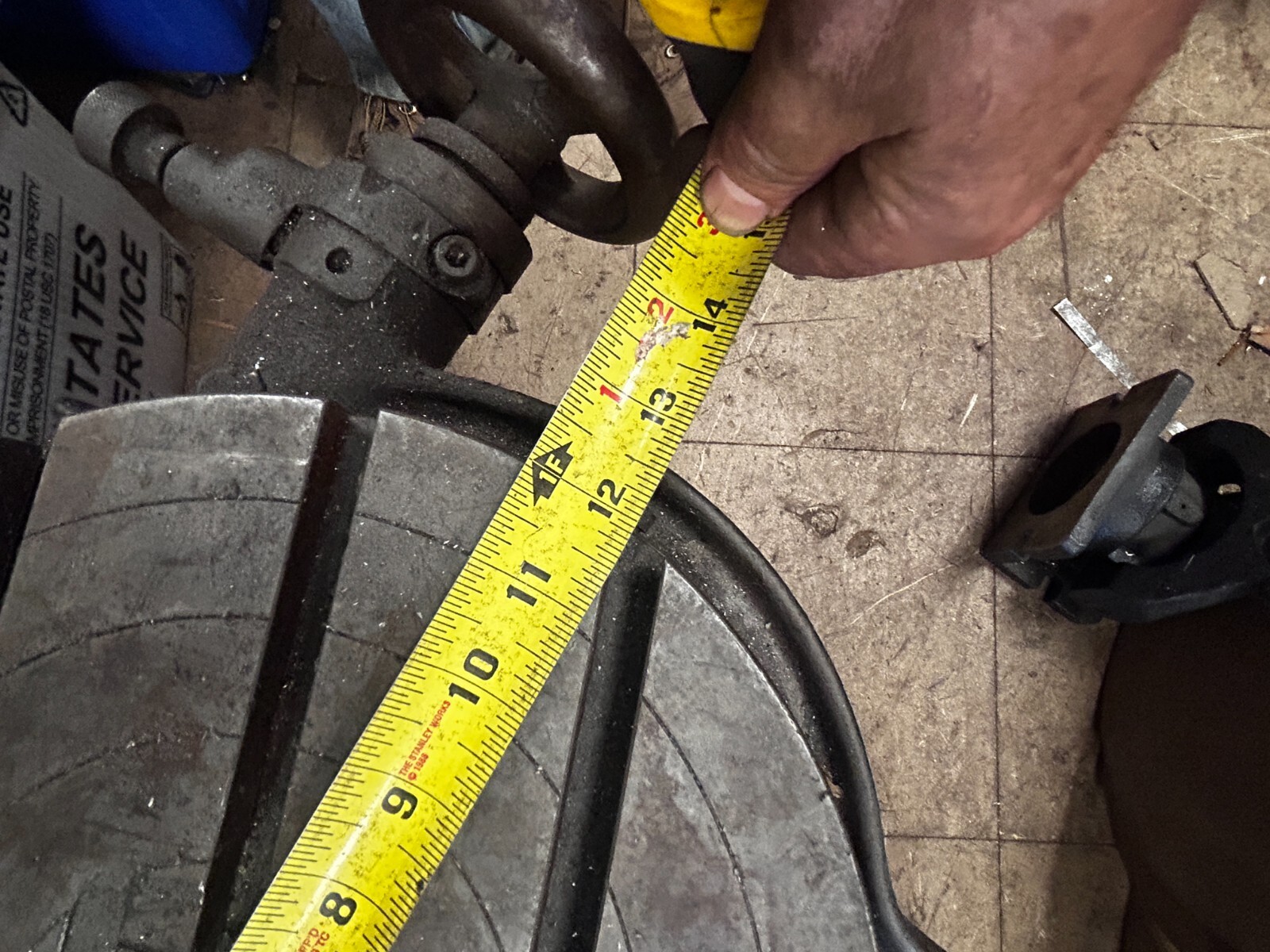 MACHINIST TOOL LATHE Japan 12" Rotary Table Fixture Made in Japan