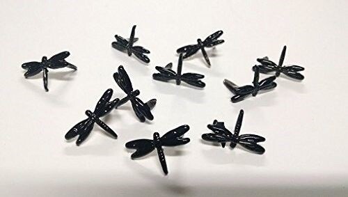 Dragonfly Brads - 10pc - Black