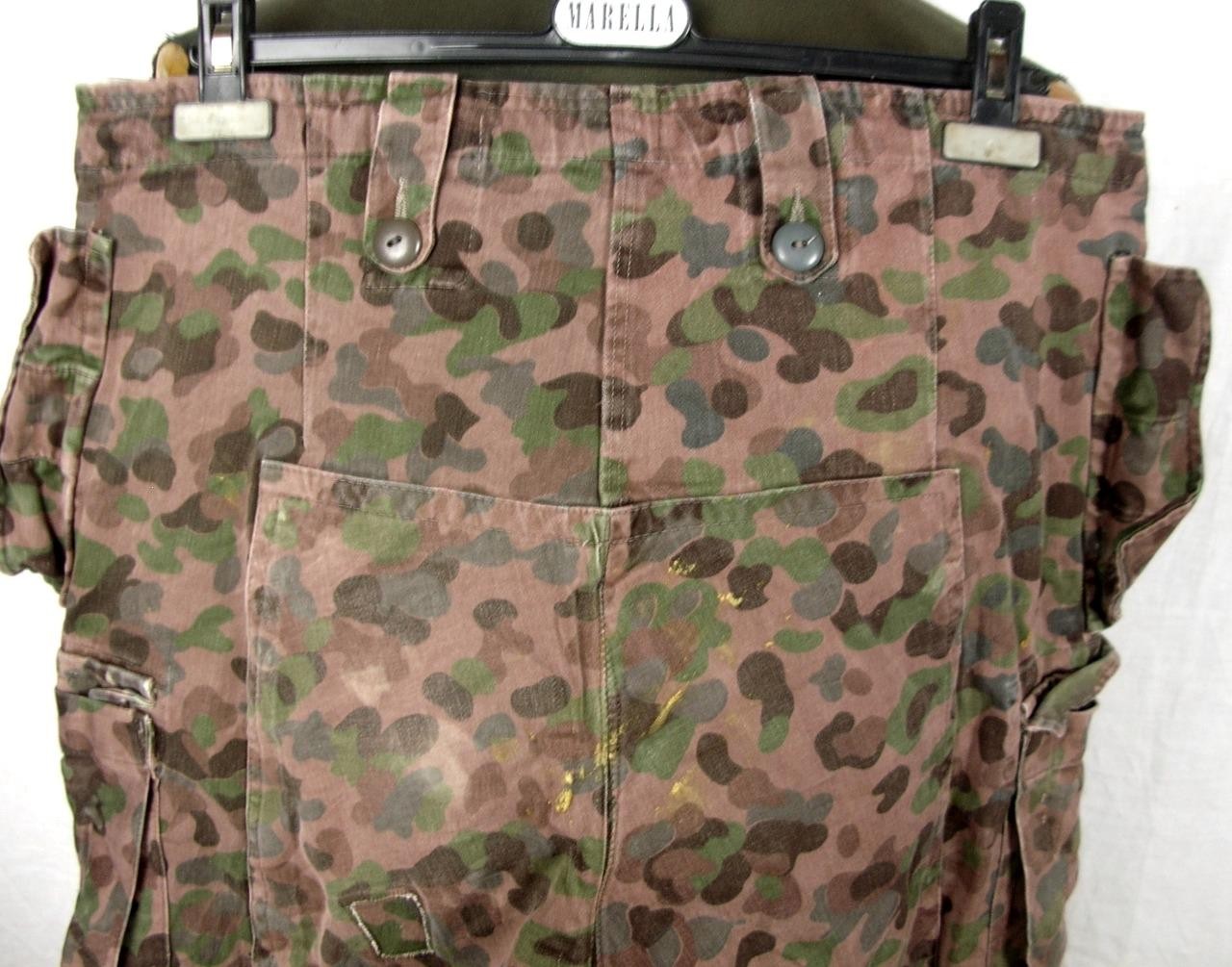 VINTAGE HBA 1972 Austrian AUSTRIA ARMY M57 Pea Dot CAMO FIELD TROUSERS
