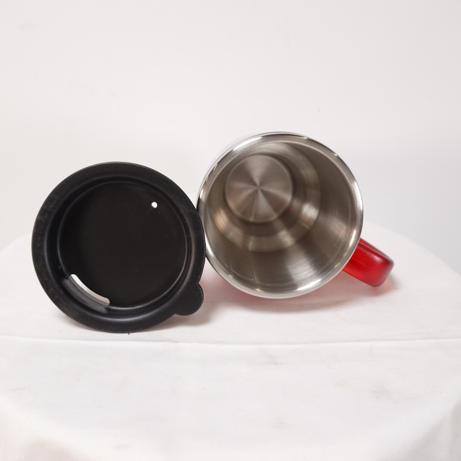 Snap On Red Insulated Travel Mug New with Free Shipping