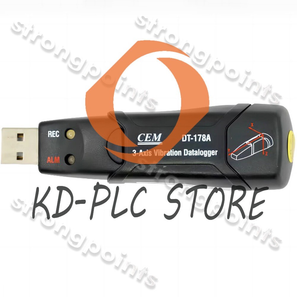 1PCS CEM DT-178A 3-Axis Shock Vibration Acceleration Data Logger 8M Memory FFT