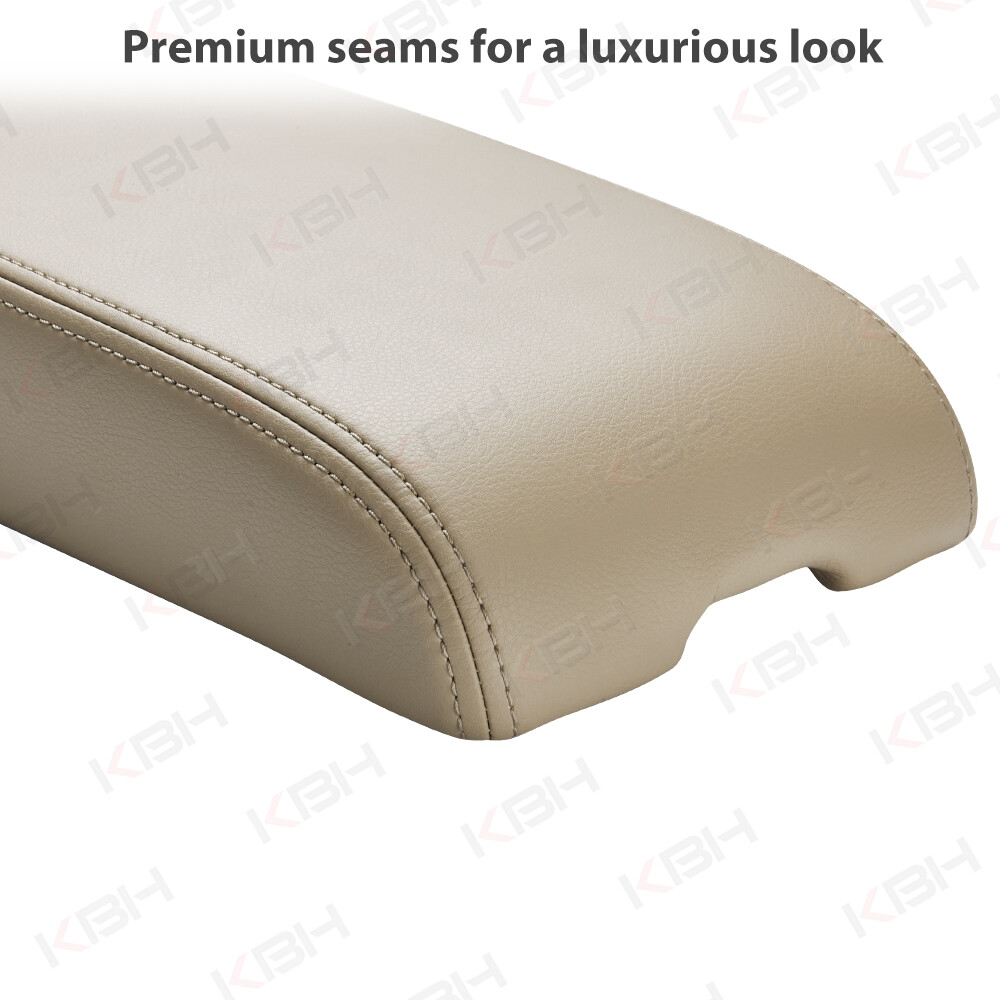 Fits 2000-2004 Toyota Avalon Leather Center Console Lid Armrest Cover Beige Tan