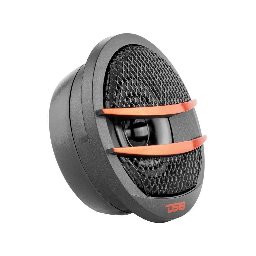 DS18 TX1S Car Audio 2" Super Tweeter Build In Crossover - 200 Watts Pair Red