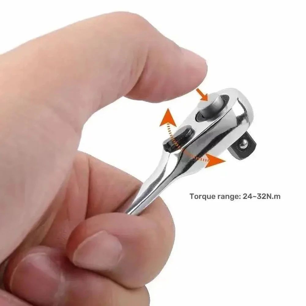 1/4" Mini Double-Ended Quick Socket Ratchet Wrench Rod Screwdriver Bit Tools NE!