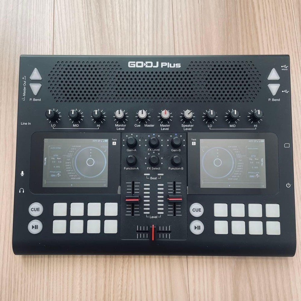 GODJ Plus Black Portable Standalone DJ Controller Good GP