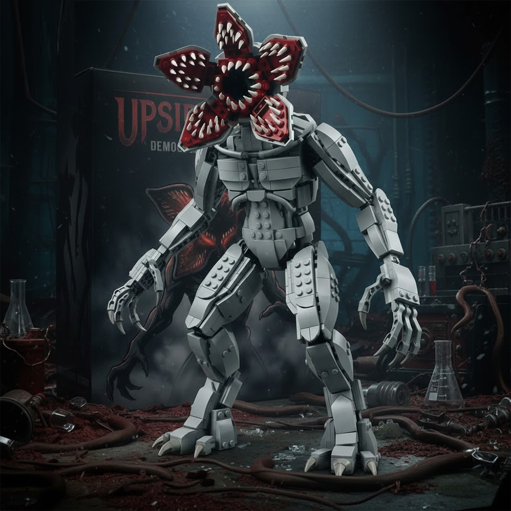Demogorgon Stranger Things Adjustable Building Blocks 553 pcs set 12" [No Box]