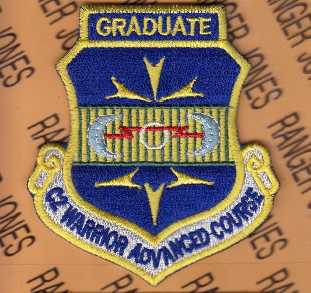 USAF Air Force Graduate C2 Warrior Advanced Course ~3.5" patch c/e