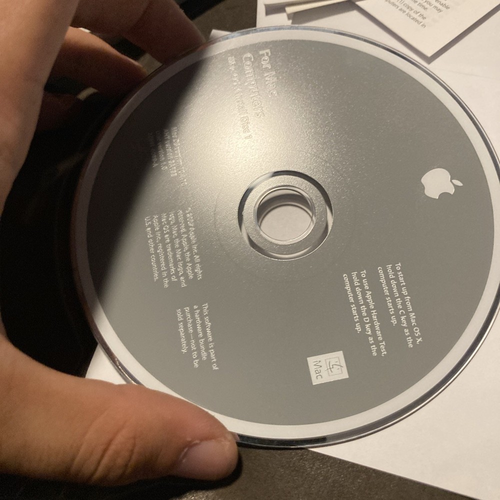 MacBook Pro Mac OS X Install Disc 1 & 2 Version 10.5 2007 OEM