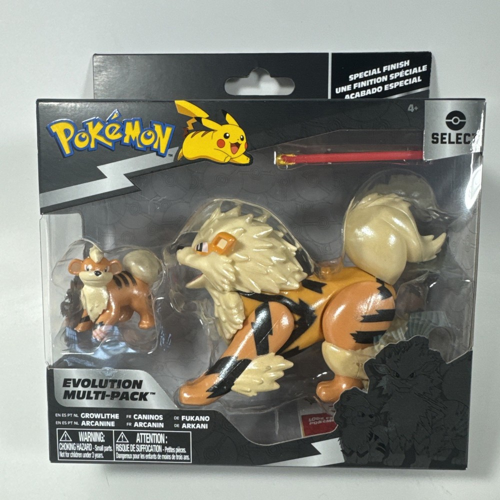 Jazwares Pokemon Evolution Multi-Pack Growlithe & Arcanine