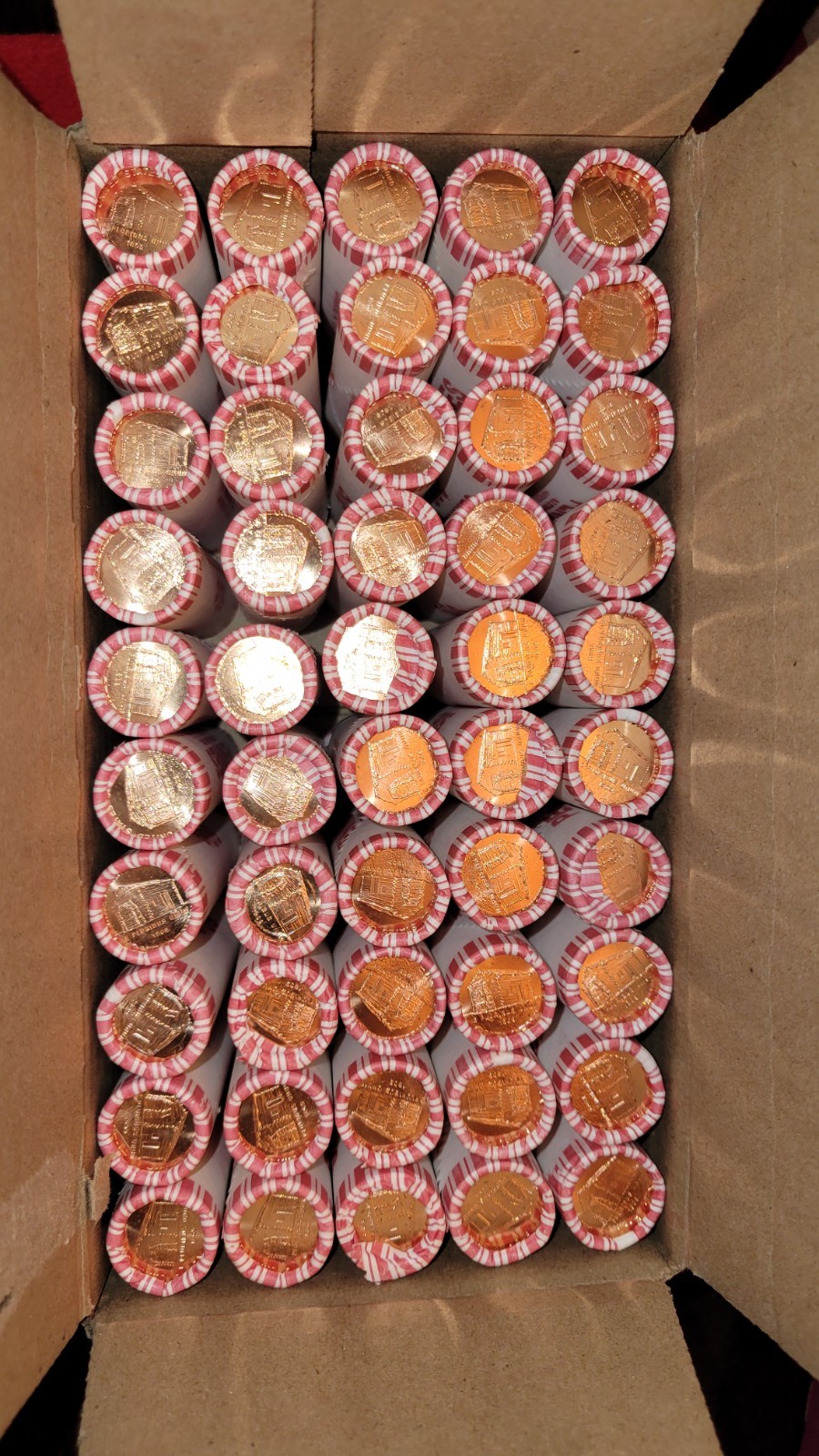 2009 Uncirculated LP-1 Early Childhood Lincoln Cent 5 BU ROLLS From Bank Box P/D