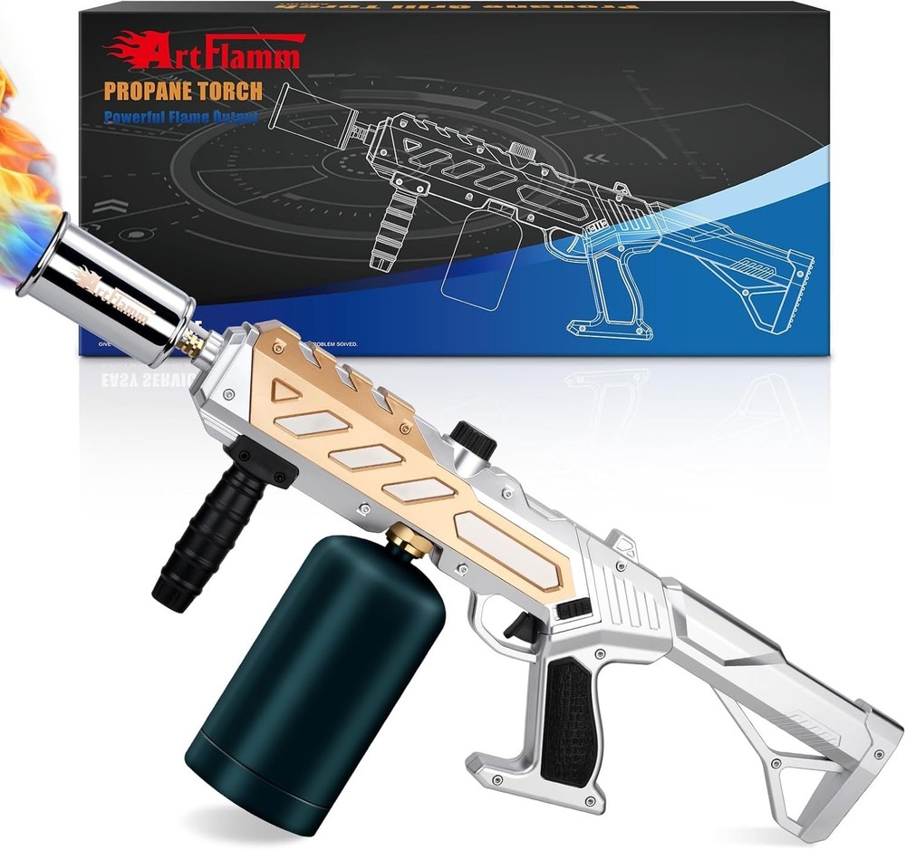 Adjustable Propane Torch for Searing, BBQ & Welding - Portable & Durable Design