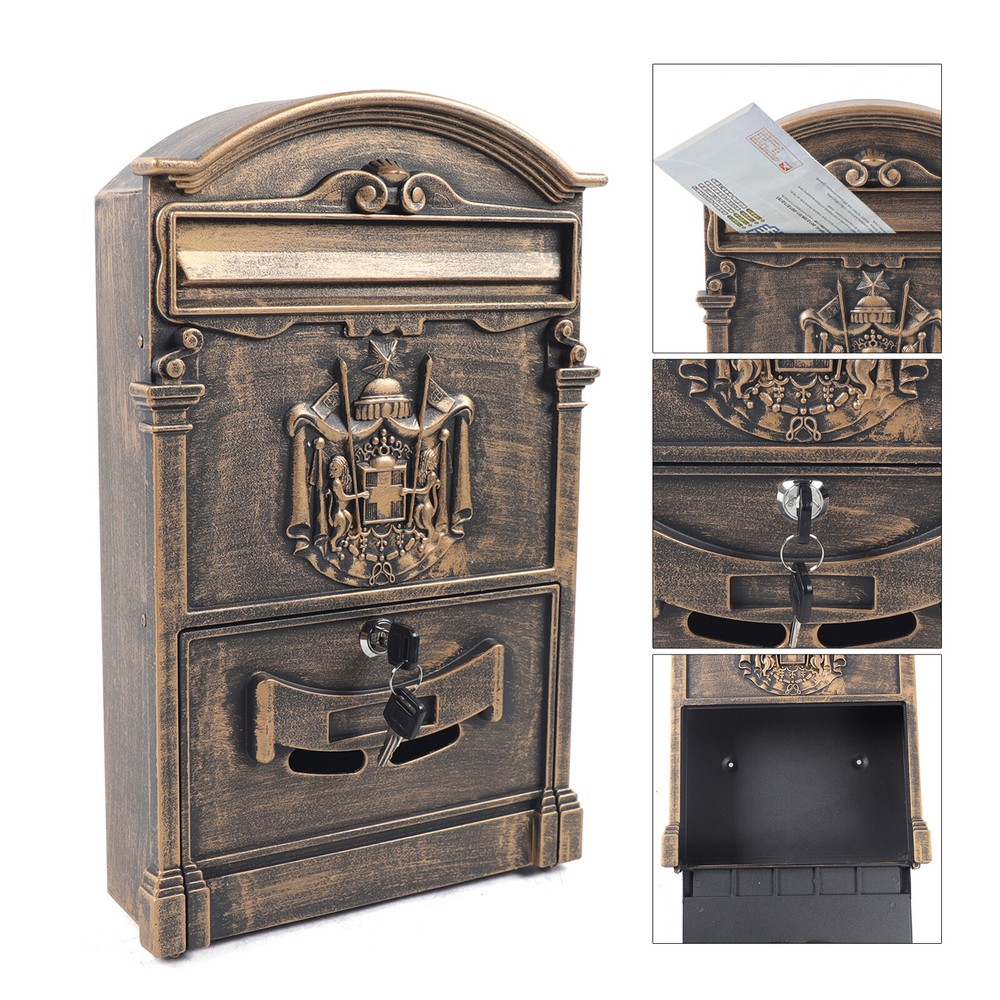 Wall Mount Mailbox European Retro Mailbox Homes Mailboxes For Outside Mail Boxes
