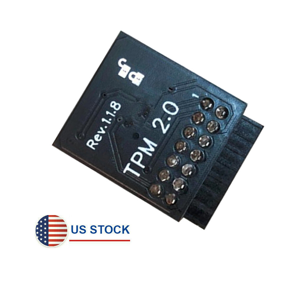 TPM 2.0 Security Module Trusted Platform Module 14-Pin For MSI 14PIN LPC MS-4136