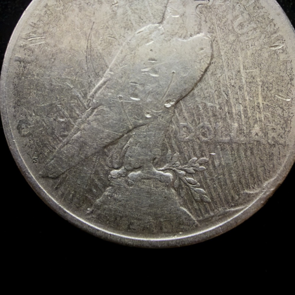 1923-S Peace Silver Dollar $1 Low Grade Nice Stacker