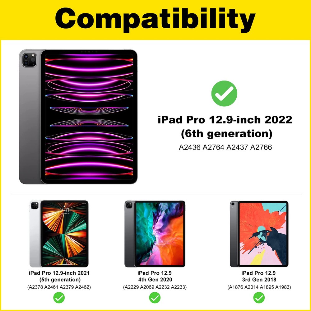 ProCase 1 Pack Privacy Screen iPad Pro 12.9 6th/5th/4th/3rd,