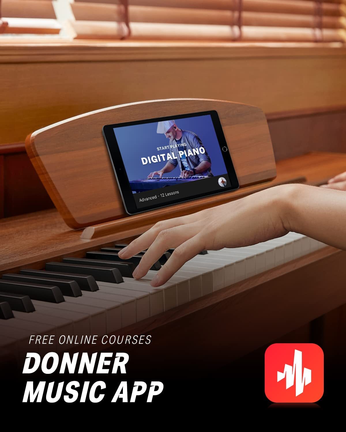 Donner DDP-80 Digital Piano Keyboard 88-Key Weighted Keys