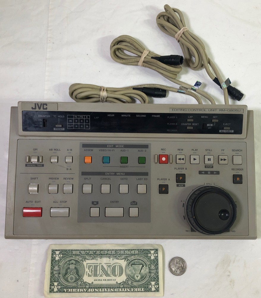 JCV Model RM-G805U Video Editing Controller
